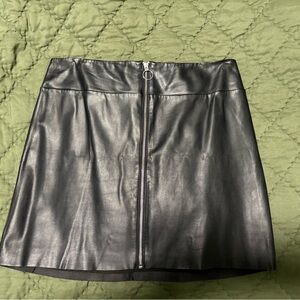 Express size 14 
Faux leather mini skirt